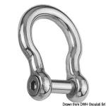 Manille lyre AISI 316 8 mm