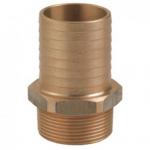 Raccord MM bronze filet / cannel - 1/2'' x 16mm