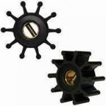 Turbine nitrile 13mm axe fendue  goupille 10 pales 51mm