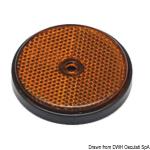 Catadioptre orange 60 mm