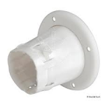 Passe cable ouvert en PVC BLANC
