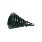 Soufflet passe cable noir en caoutchouc