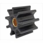 Turbine noprne 16mm axe mplat double 12 pales 57mm