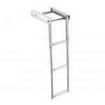 ECHELLE INOX 4 MARCHES TELESCOP