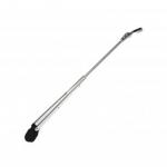 Bras essuie-glace inox poli - 324/460mm - W10/W12