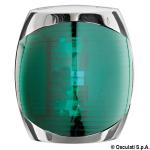 Feu de navigation Sphera II corp en inox vert