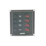 Tableau lectrique en nylon vertical 4 intrupteurs  bascule