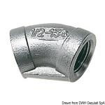 Raccord coud 45 femelle/femelle 1"