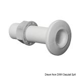Passe-coque filet plastique blanc 1"