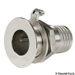 Passe-coque au ras AISI 316 1"1/2 x 44 mm