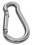 Mousqueton sans oeil inox diamètre 10MM/longueur 102MM