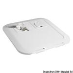 Trappe d'inspection  ras RAL 9010 375 x 375 mm