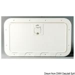 Caisson blanc avec porte 500 x 250 mm façade G