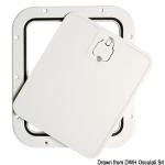 Trappe inspect faade amovible blanc 305 x 355 mm