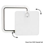 Trappe inspect façade amovible blanc 375 x 375 mm