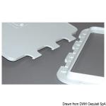 Trappe inspect façade amovible blanc 350 x 600 mm