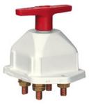 Coupe batterie bipolaire poigne rouge 250A continu