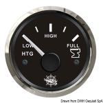 Indicateur des eaux uses 10/180 ohm noir/polie