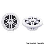 Enceintes double cône 5,25" - 2x80 W blanc