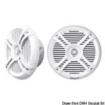 Hautparleurs 2 voies LED-RGB programm. 5,25 blanc