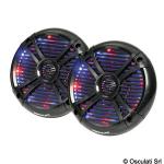 Hautparleurs 2 voies LED-RGB programm. 5,25 noir