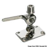 Double base pivotante pour antennes radio