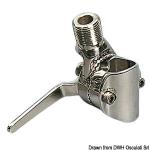 Base d'antenne pivotante AISI316 22/25 mm