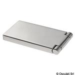 Charnire  encastrer AISI316 poli miroir 100x50mm