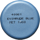 Arosol EVINRUDE bleu mtalis 1968