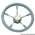 Volant polyurthane souple gris 320 mm