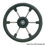 Barre  roue inox noir 400 mm