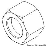 Ecrou avec ogive 3/8"