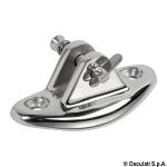 Support fourche base concave p. tubes 40 mm