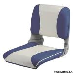 Sige rabattable rembourrage amovible blanc/bleu