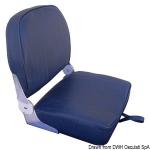 Sige dossier rabattable coussin vinyle bleu navy