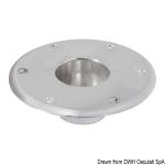 Base de rechange aluminium pour pieds table  160