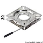 Base tournante inox  friction + blocage