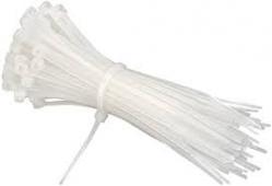 SERRE-CABLE BLANC 3,6 x 200MM (SACHET DE 100)