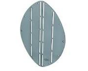 Protecteur d ' trave inox 264 par 345 MM