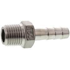 Raccord MM inox filet / cannel - 1'' x 25mm