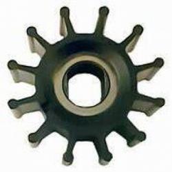 Turbine noprne 16mm axe mplat double 12 pales 57mm