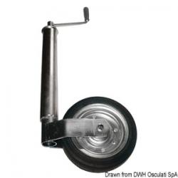 Roue jockey réglable Ø 60 mm
