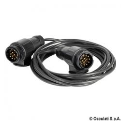 Cble de rallonge remorque 2 fiches/13 ples 7 m