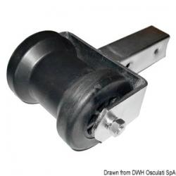 Roue central fixe 40 x 40 mm