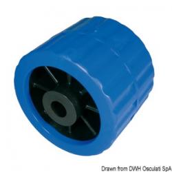 Roue latrale bleu  trou 15 mm