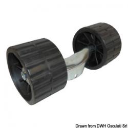 Etrier pour roues latrales fixes noires
