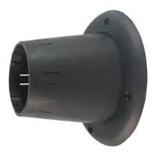 Passe cable ouvert en PVC NOIR
