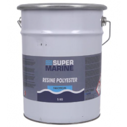 Rsine polyester thixotrope sans catalyseur 5kg