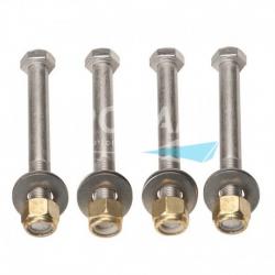 BOULON DE FIXATION INOX 1/2" L112MM EPAUL 77MM (x4)