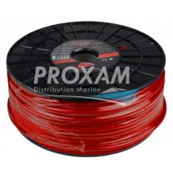 CABLE DE BATTERIE SOUPLE 5MM 25M ROUGE